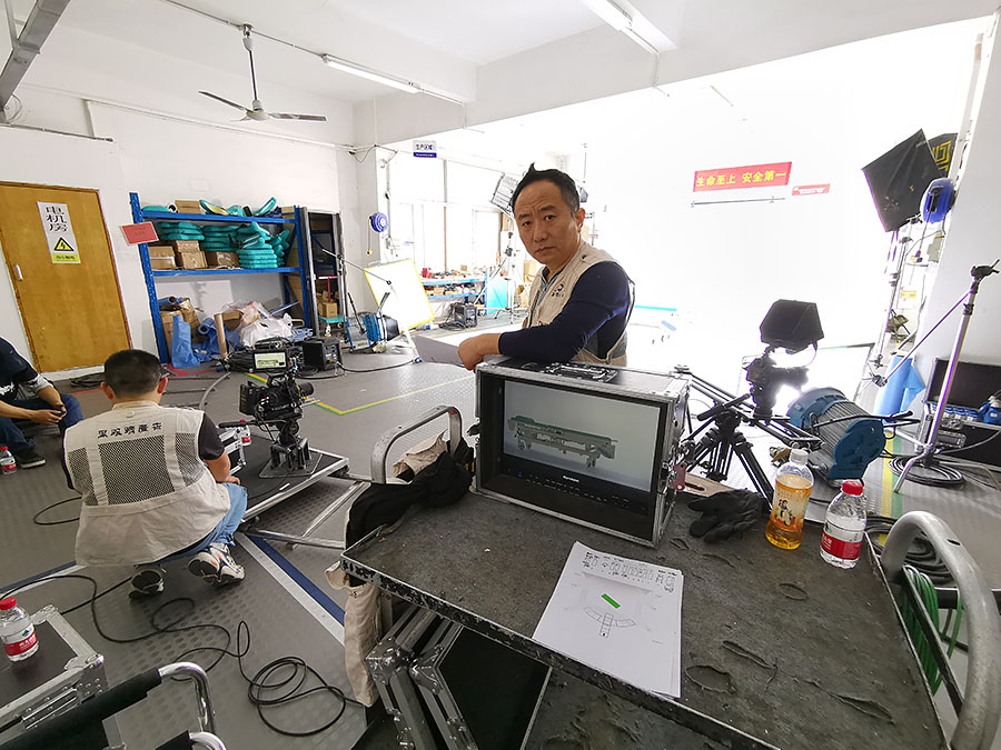 黑眼睛廣告為泰樂康科技拍攝產(chǎn)品短視頻現(xiàn)場(chǎng)